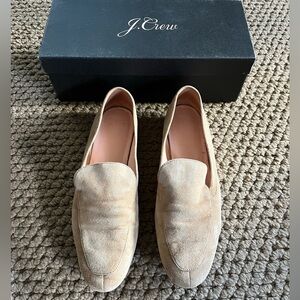 J.Crew Driving Moccasins in Beige Suede Sz 9